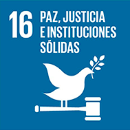 Icono 16 Paz y justicia e instituciones sólidas ODS
