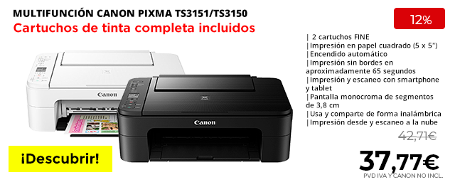 Multifunción Canon Pixma TS3151/TS3150